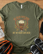 Heart Says Beer T-Shirt