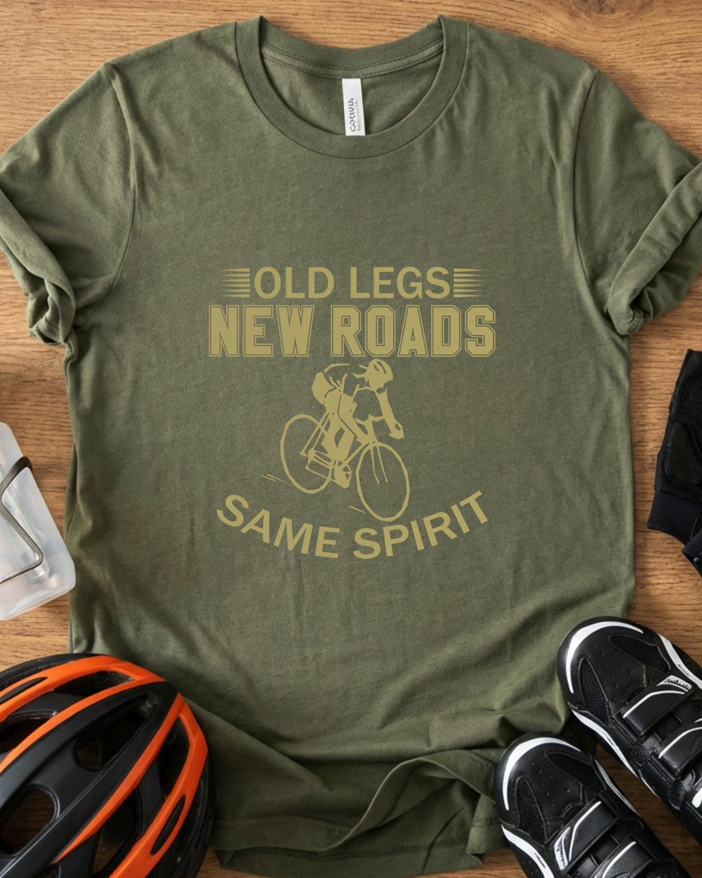 Old Man Strength T-Shirt | Funny Veteran Cyclist Gift