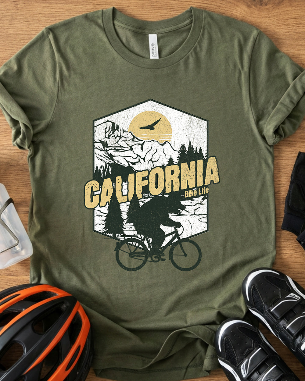 California Bear Cycling T-Shirt