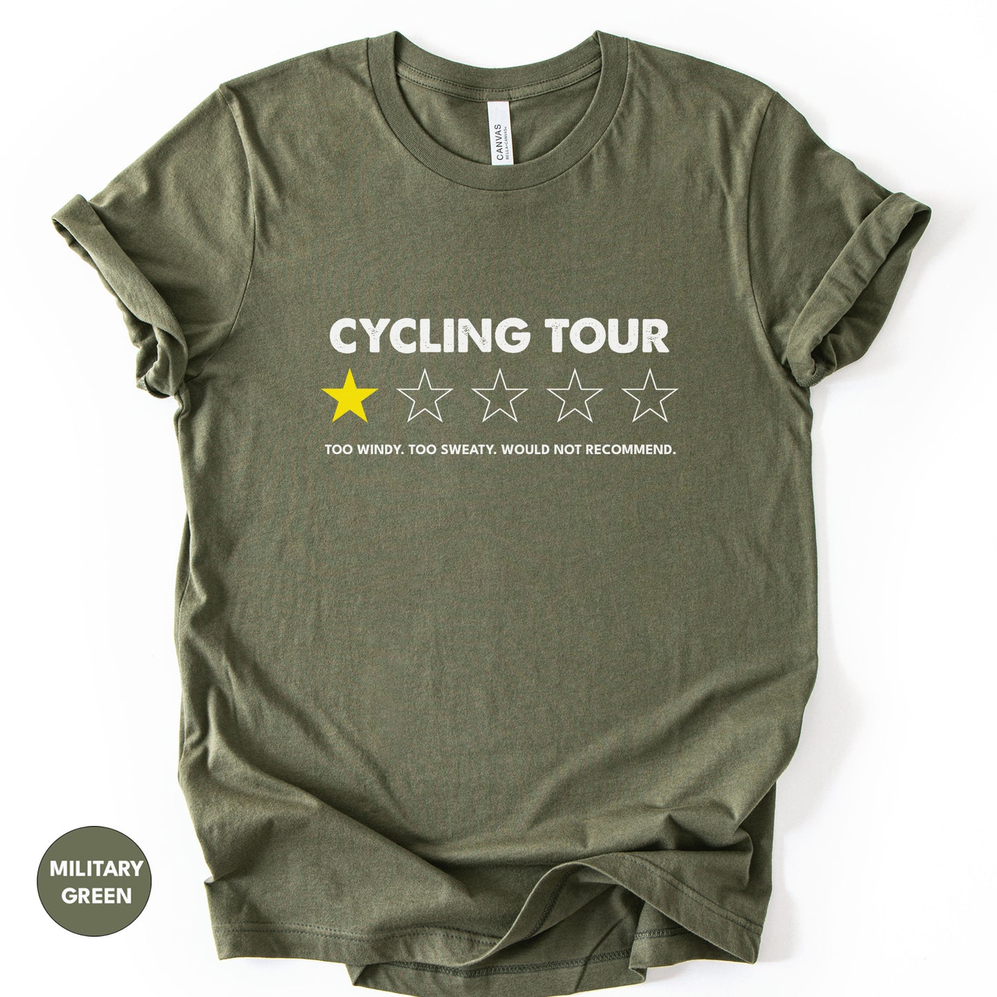 "Would Not Recommend" Tour Tee | Funny Sarcastic Cycling Shirt