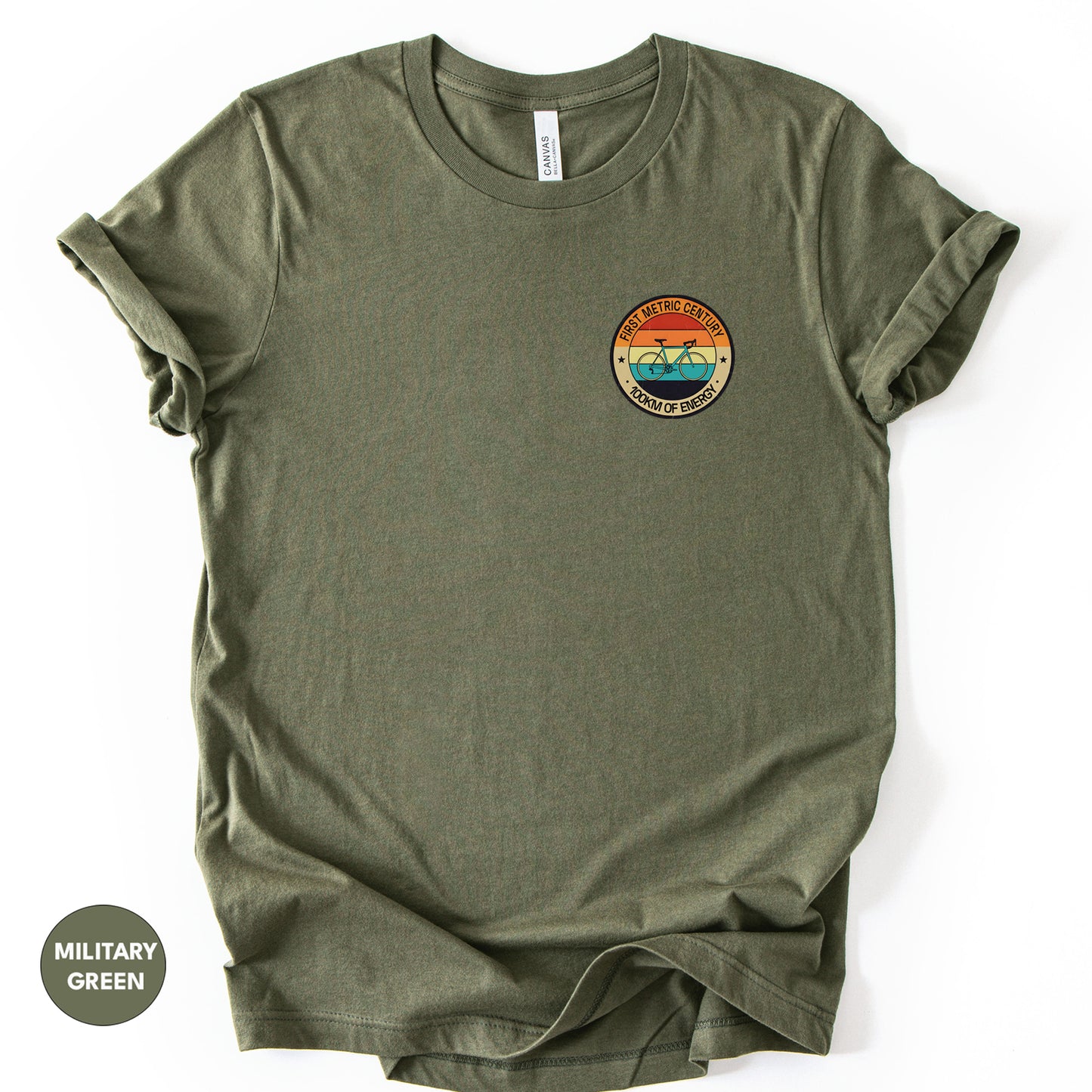 First Metric Century T-Shirt | 100km Cycling Achievement Gift