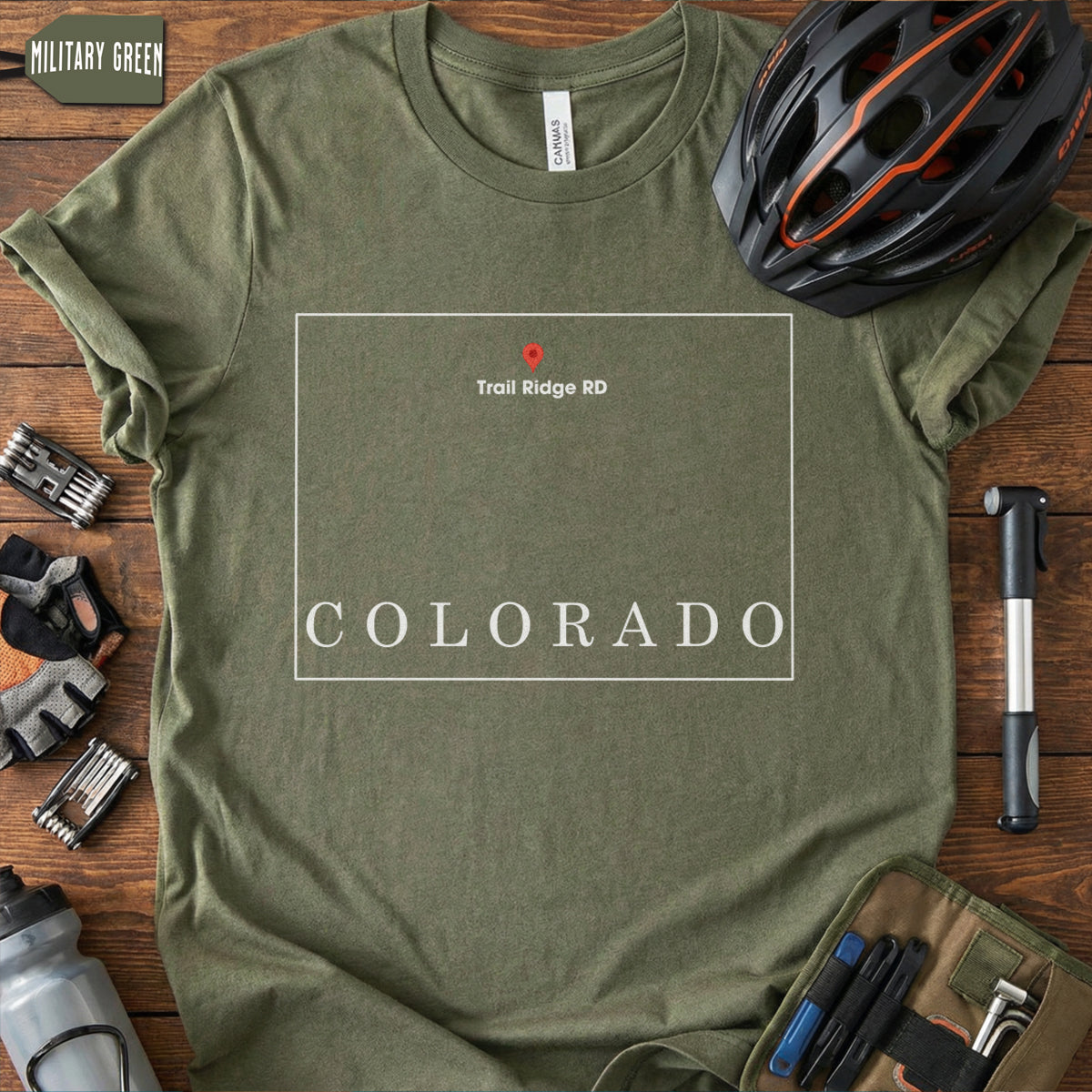 Colorado Cycling T-Shirt – Trail Ridge Road Ride.