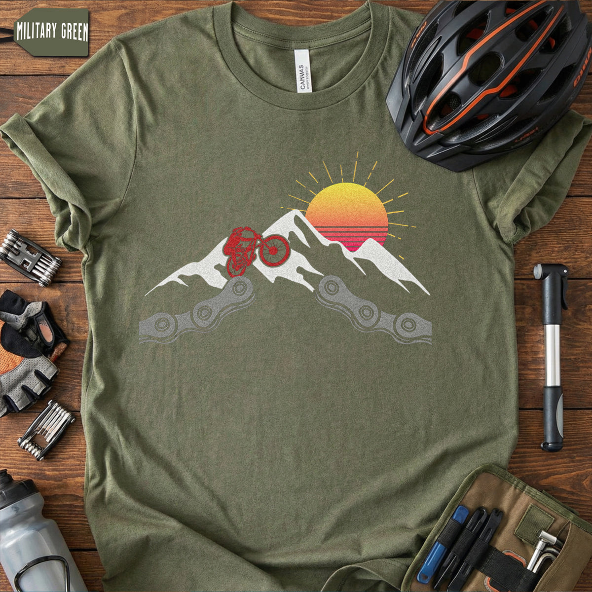 Epic Mountain Bike Jump T-Shirt | Conquer The Mountain Tee