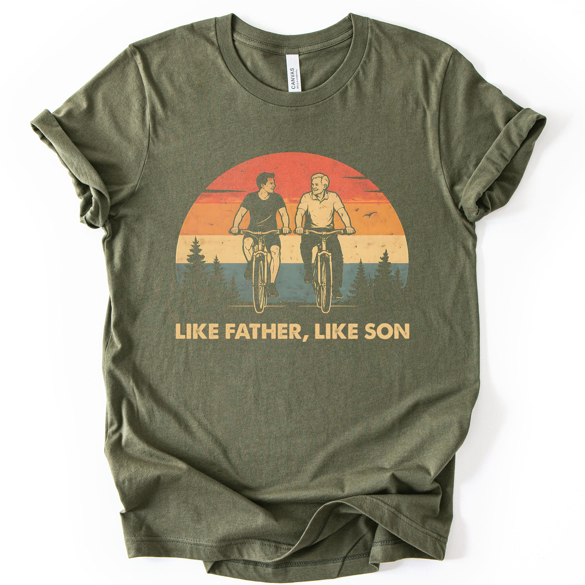 The "Like Father, Like Son" Cyclist Tee