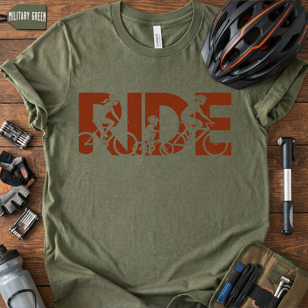 Bike Ride Family Tee – Perfect Gift for Dad, Mom & Kids Who Love Cycling