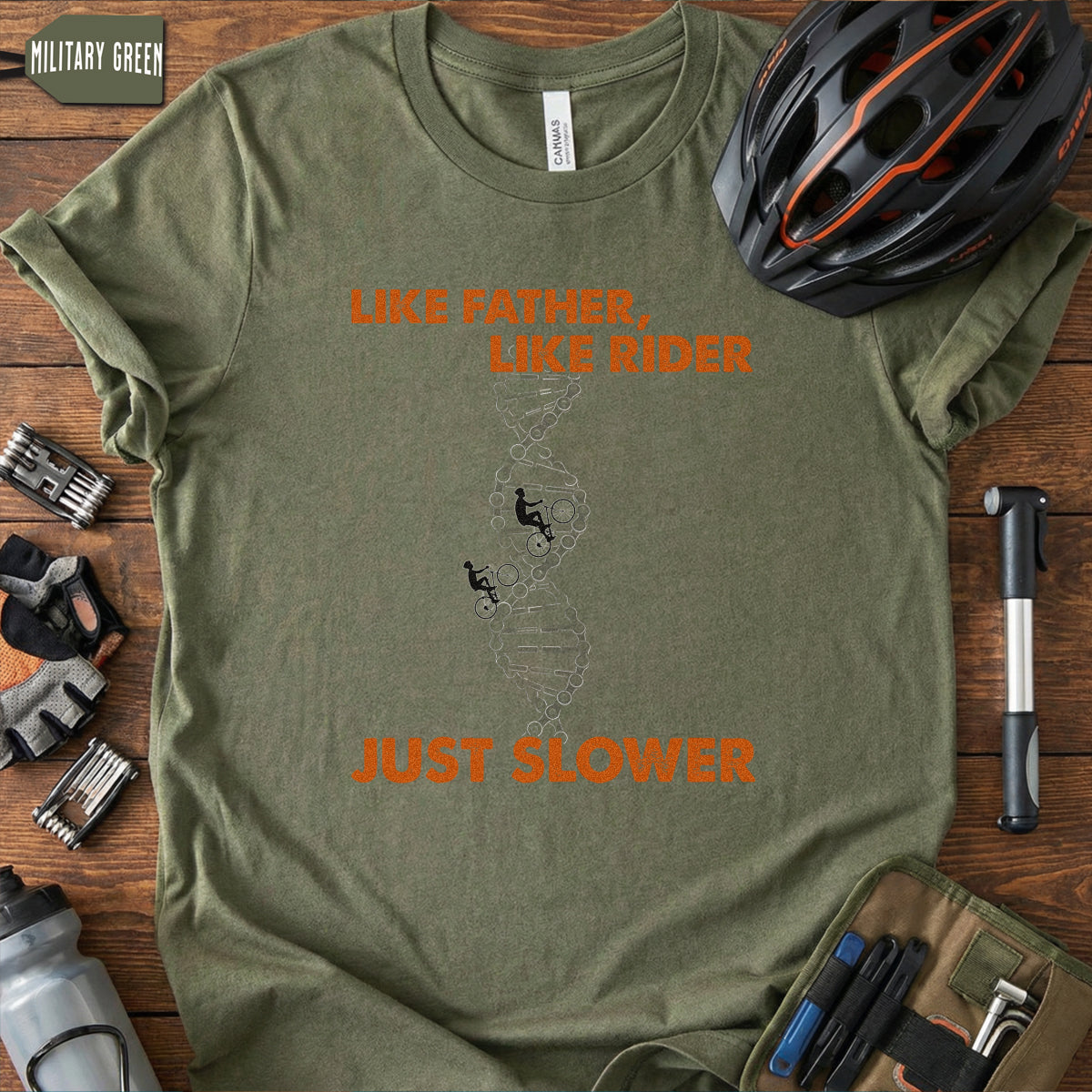 Father and Son Cycling T-Shirt – Like Father, Like Rider