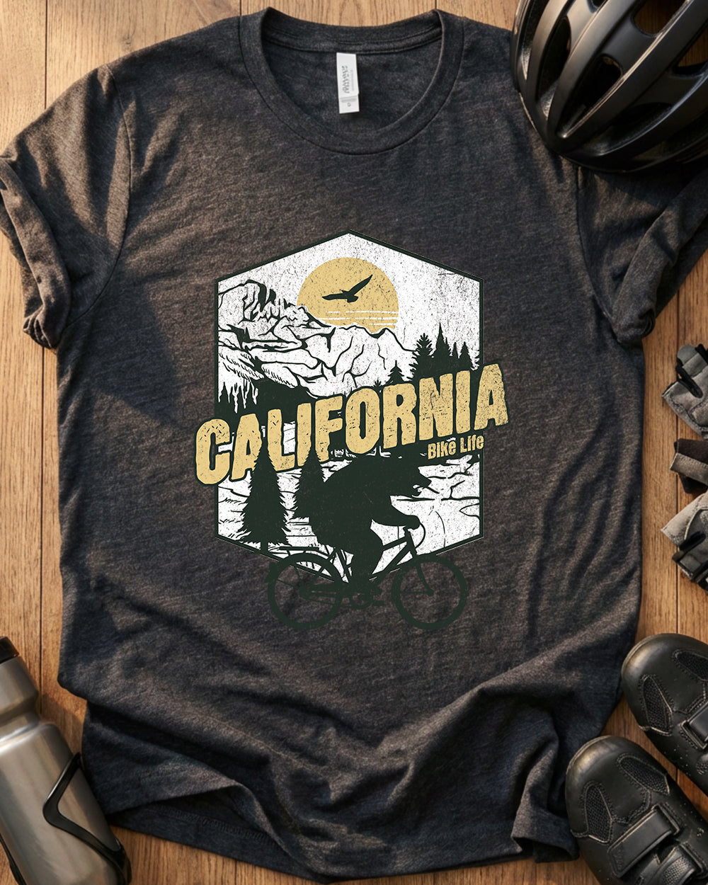 California Bear Cycling T-Shirt