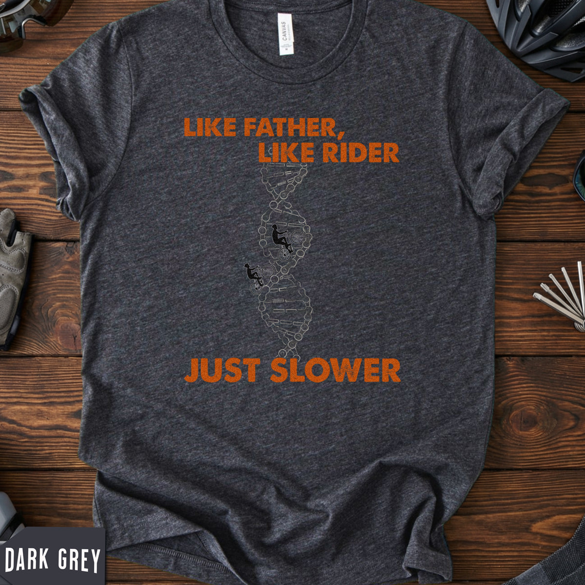 Father and Son Cycling T-Shirt – Like Father, Like Rider
