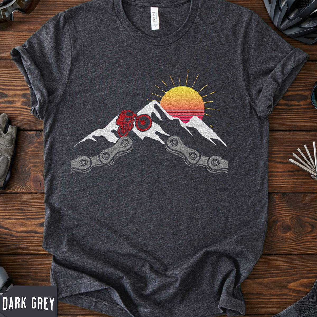 Epic Mountain Bike Jump T-Shirt | Conquer The Mountain Tee