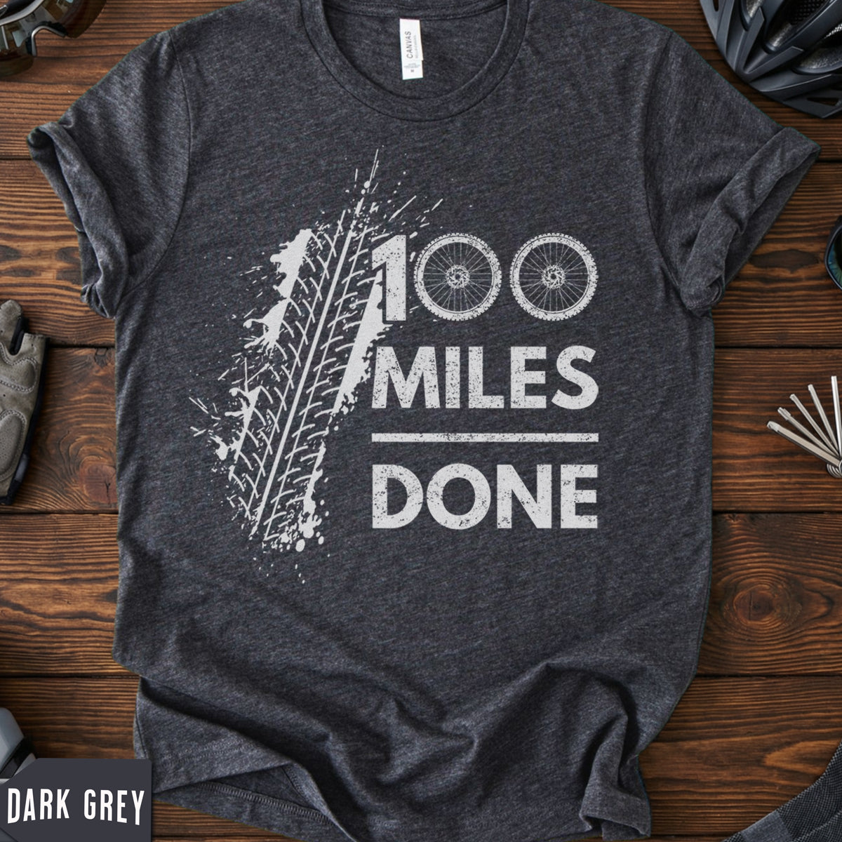 MTB Century Finisher Shirt | 100 Mile Mountain Bike Ride Tee