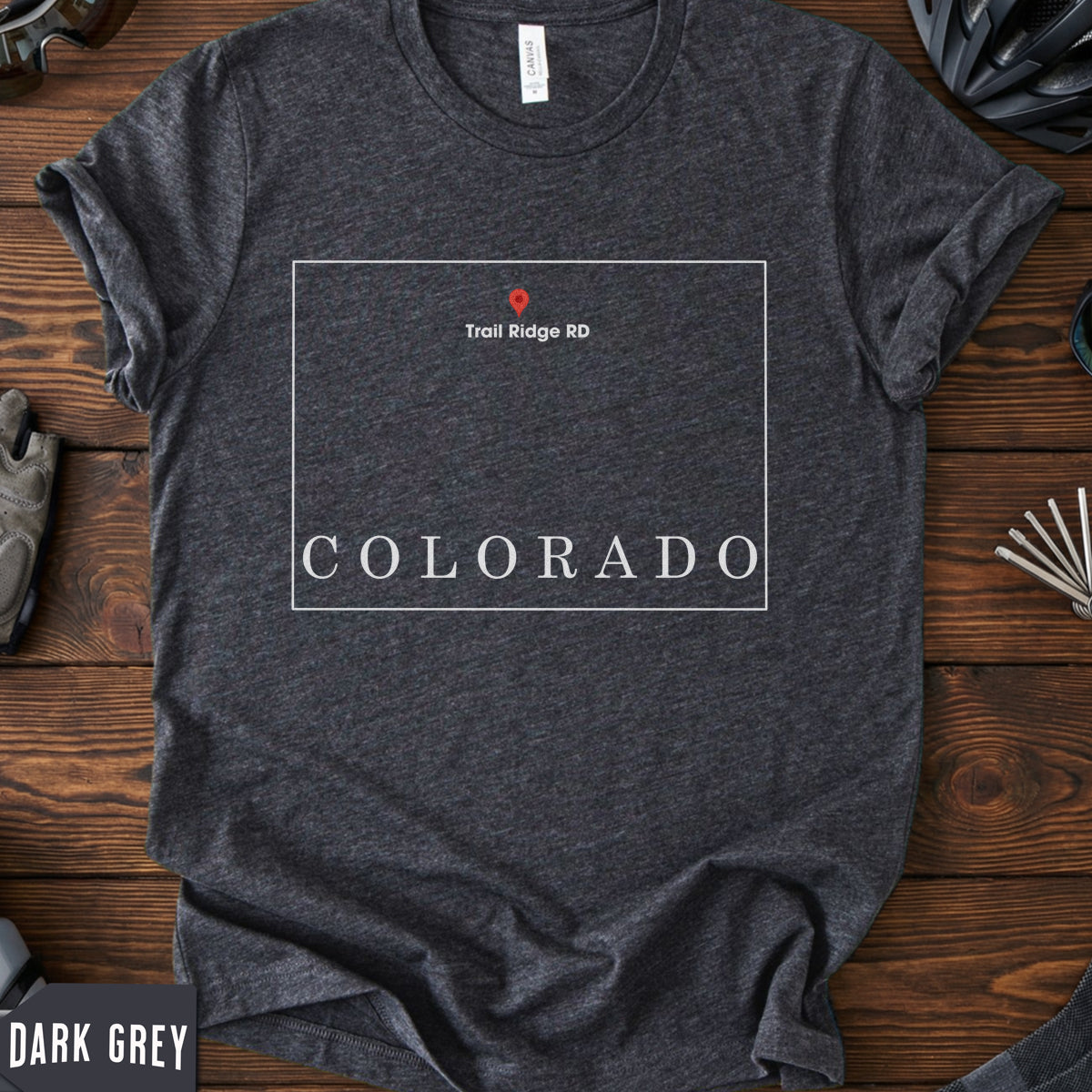 Colorado Cycling T-Shirt – Trail Ridge Road Ride.