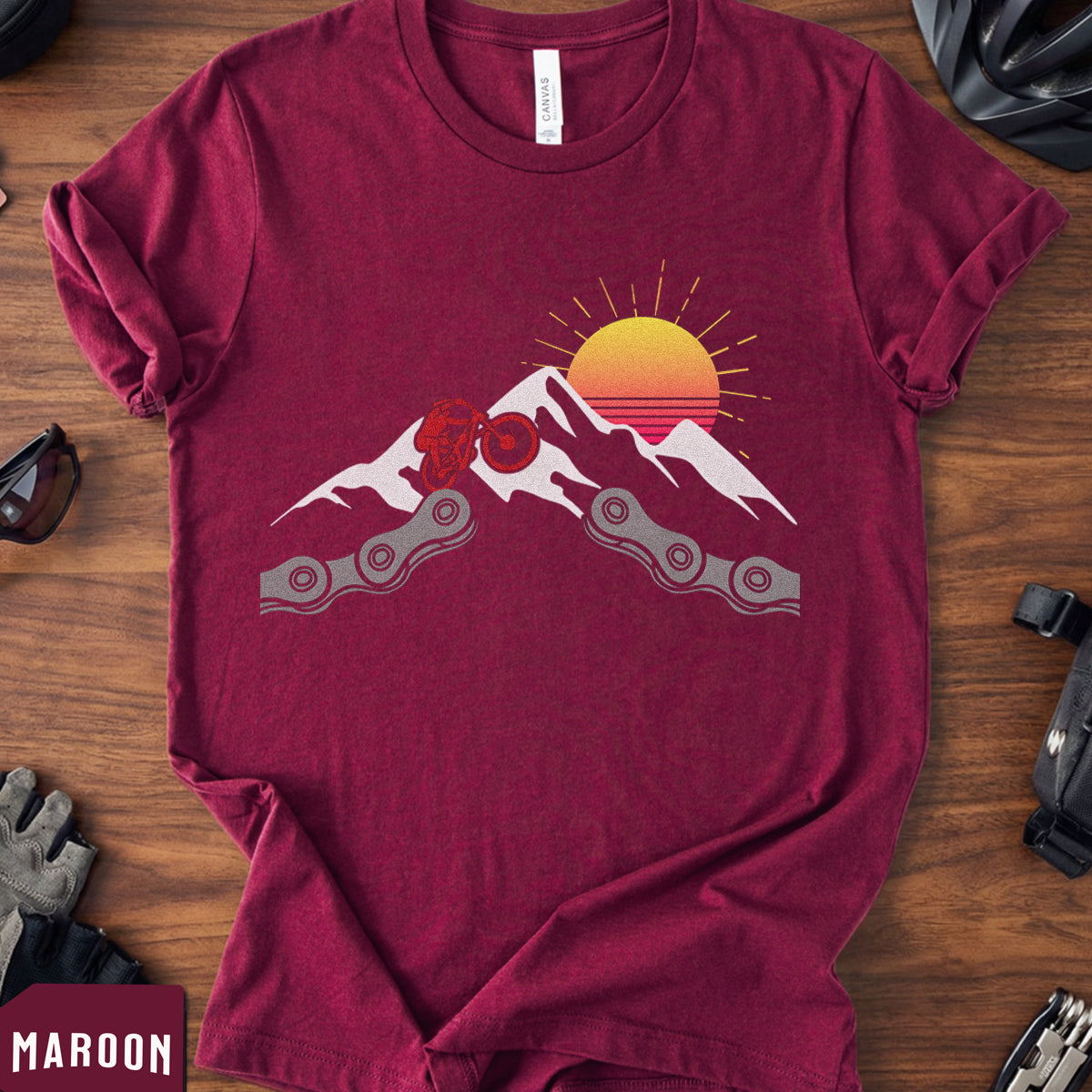 Epic Mountain Bike Jump T-Shirt | Conquer The Mountain Tee