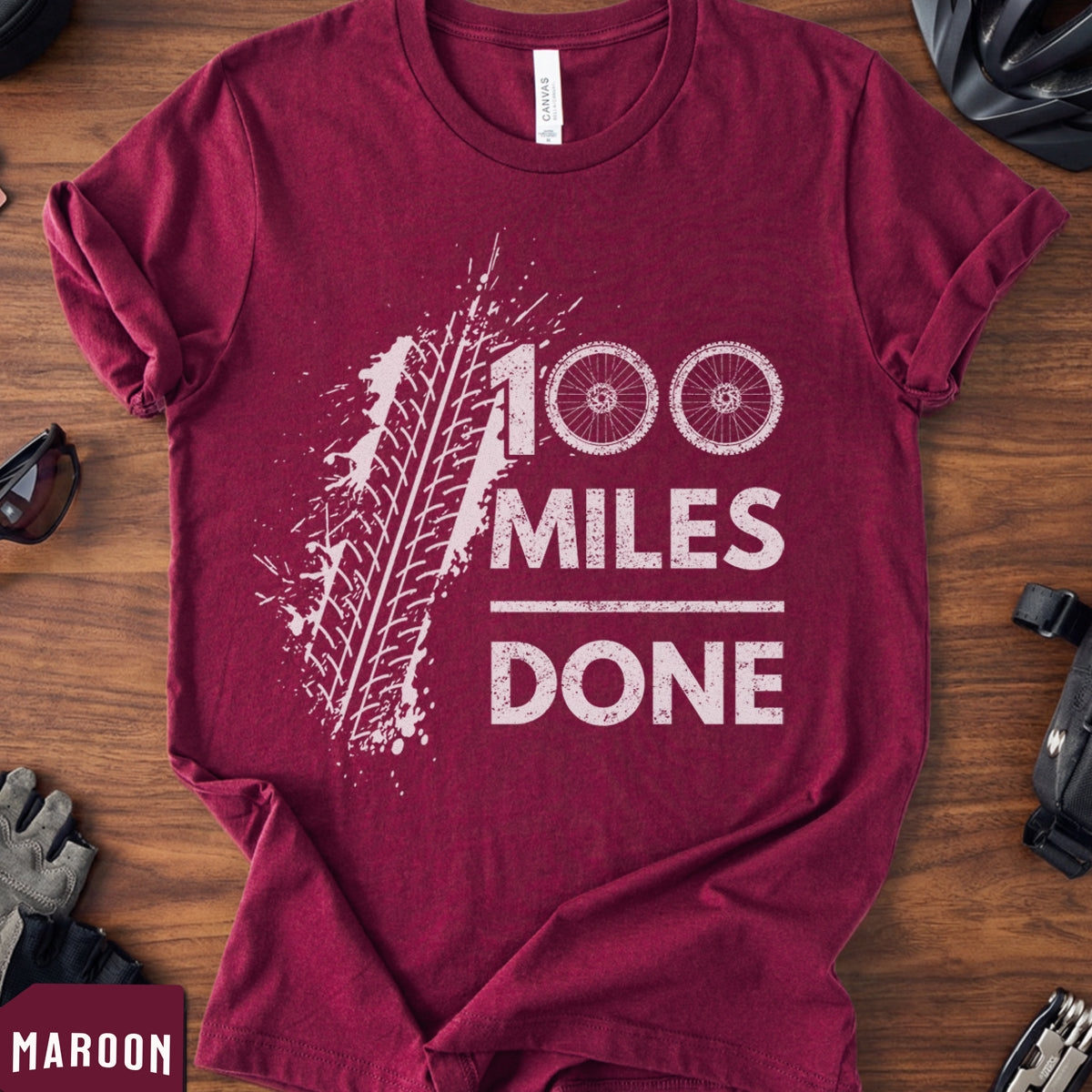 MTB Century Finisher Shirt | 100 Mile Mountain Bike Ride Tee