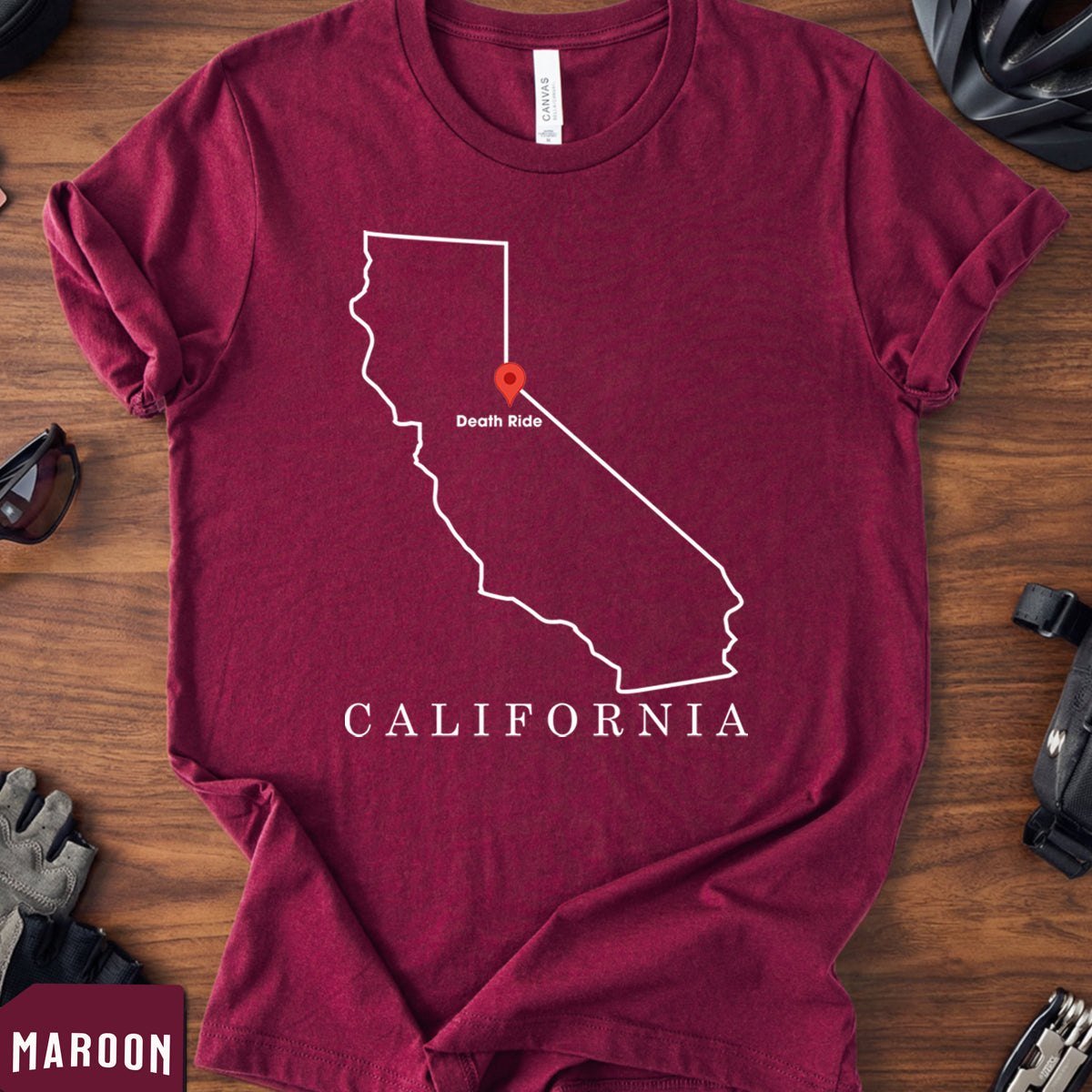 California Tee – Conquer the Death Ride.