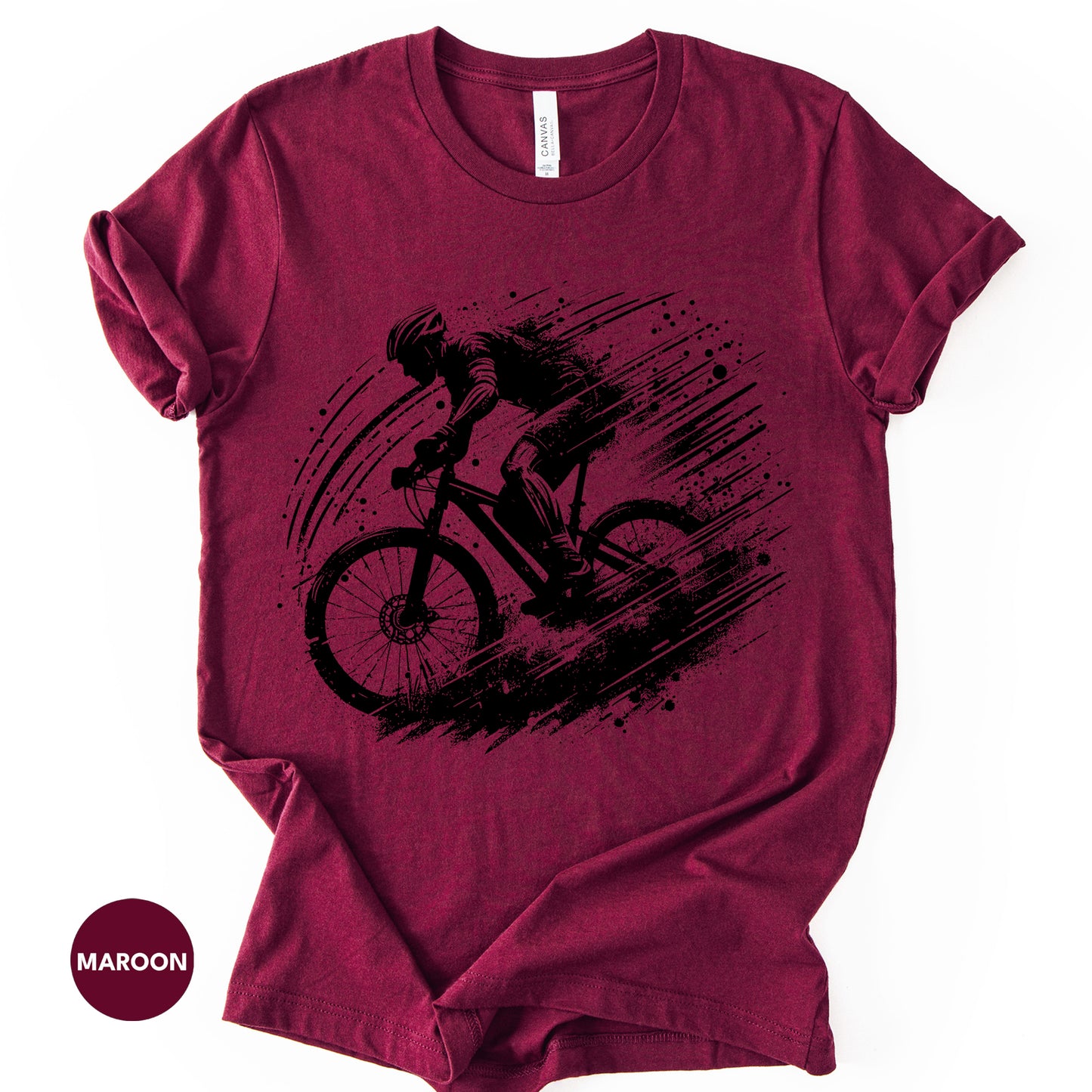 Cycling T-Shirt – Push Hard, Ride Free.