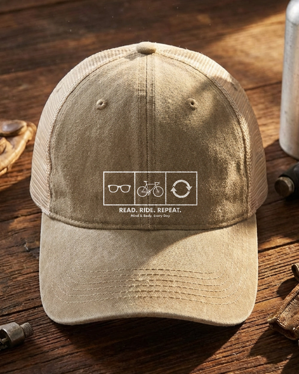 Ride Repeat Trucker Cap