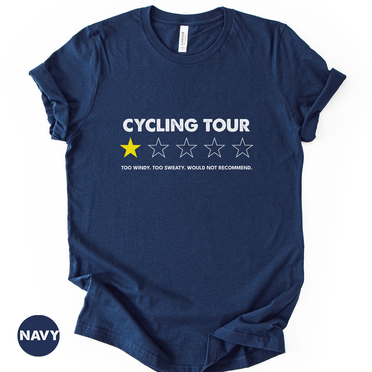 "Would Not Recommend" Tour Tee | Funny Sarcastic Cycling Shirt