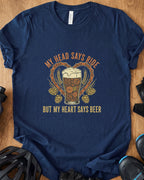 Heart Says Beer T-Shirt