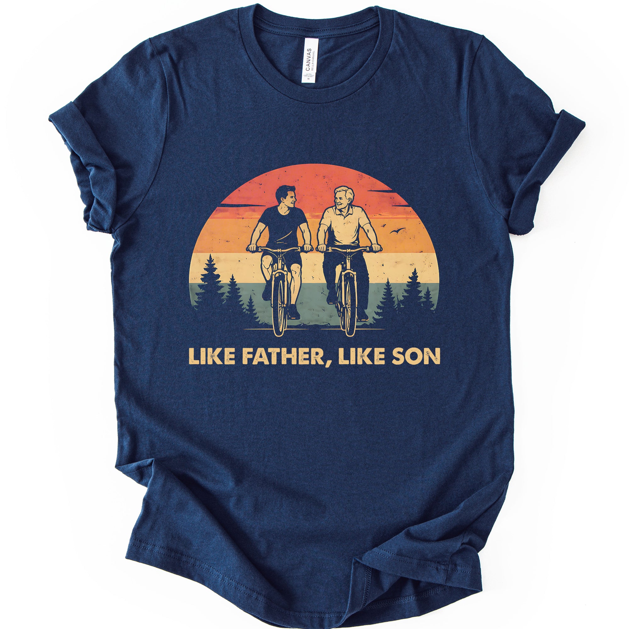 The "Like Father, Like Son" Cyclist Tee