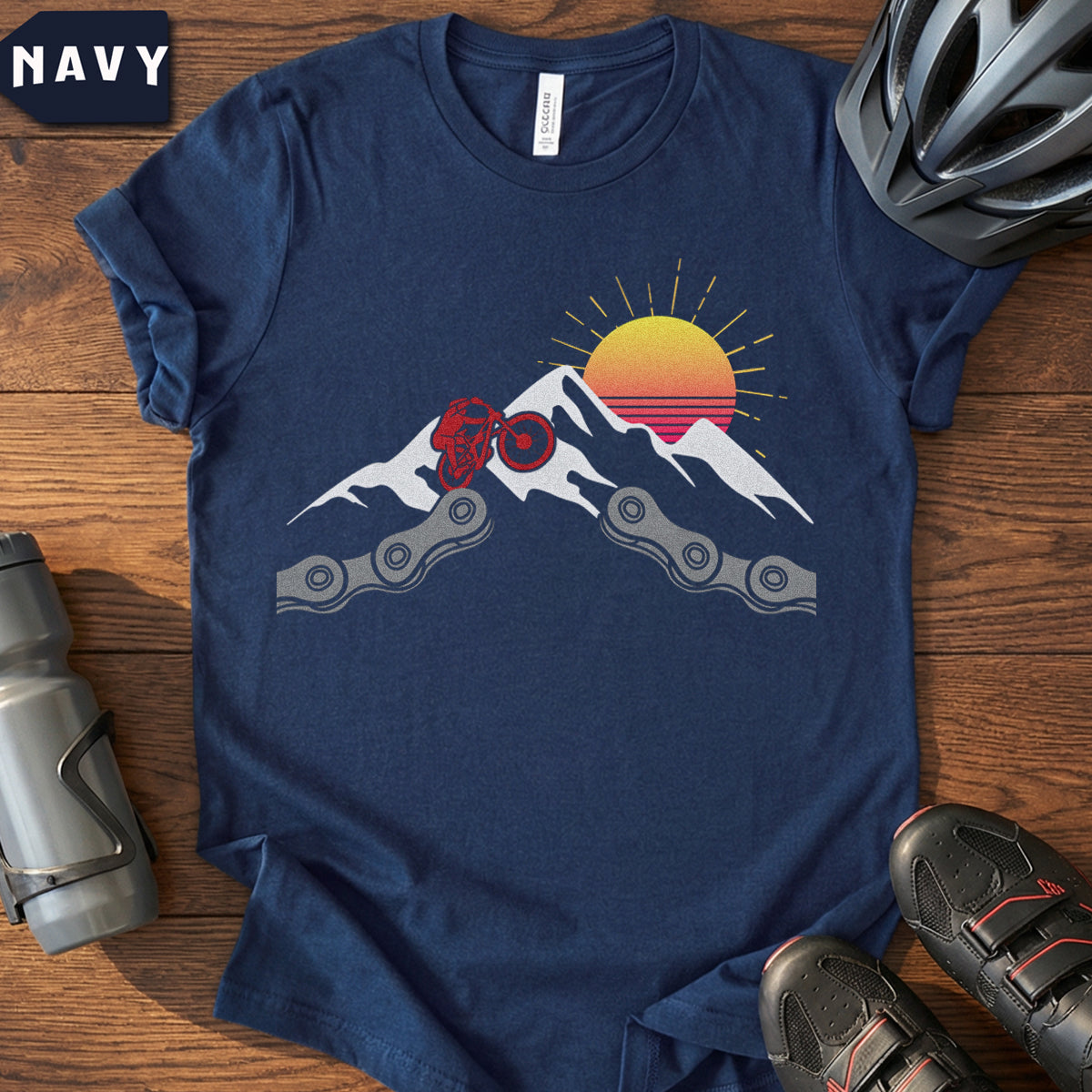 Epic Mountain Bike Jump T-Shirt | Conquer The Mountain Tee